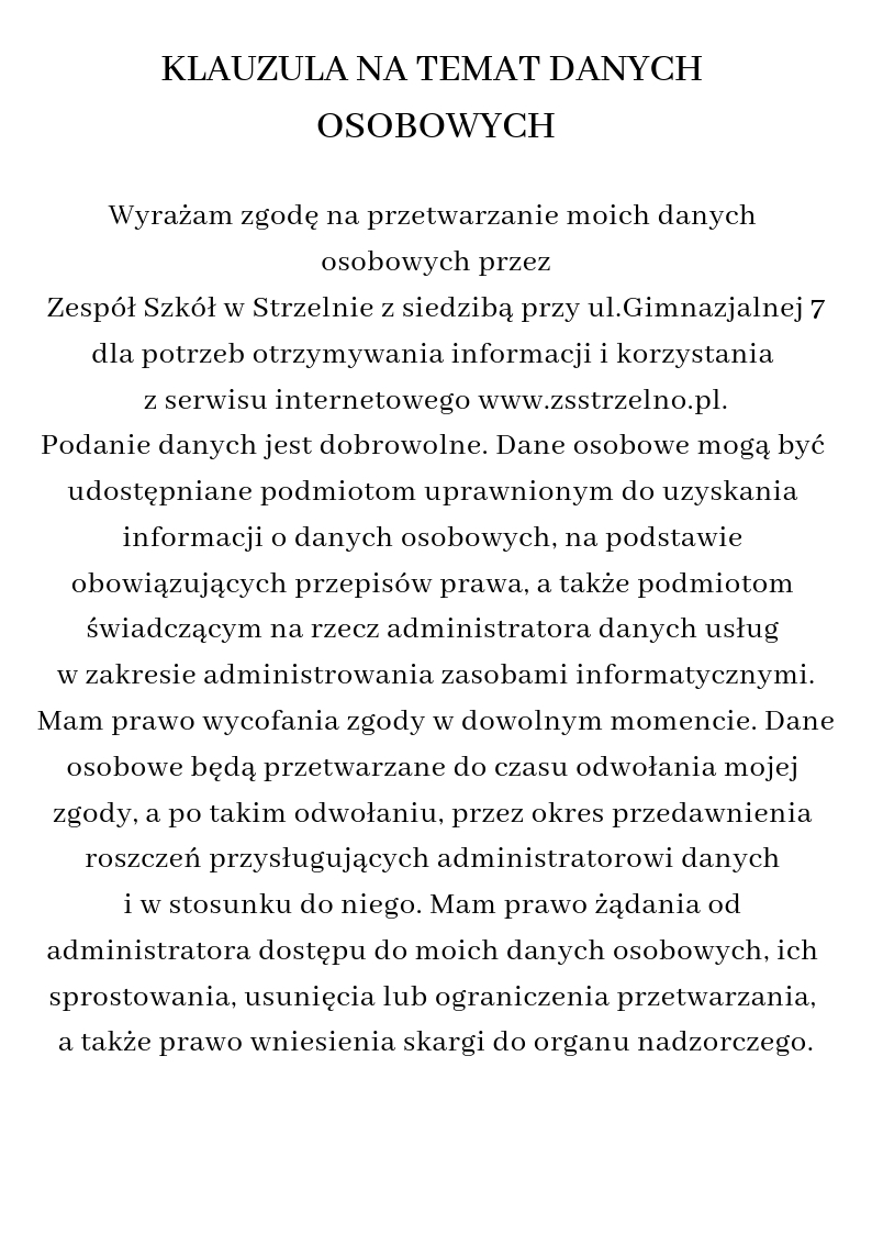 klauzula informacyjna